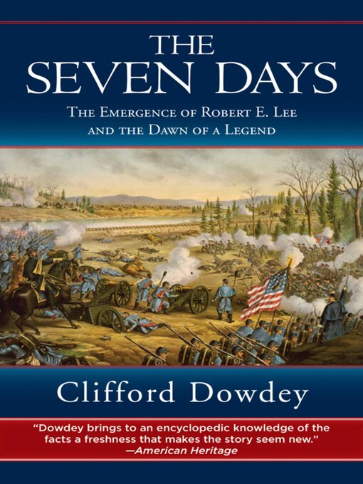 Title details for Seven Days by Clifford Dowdey - Available